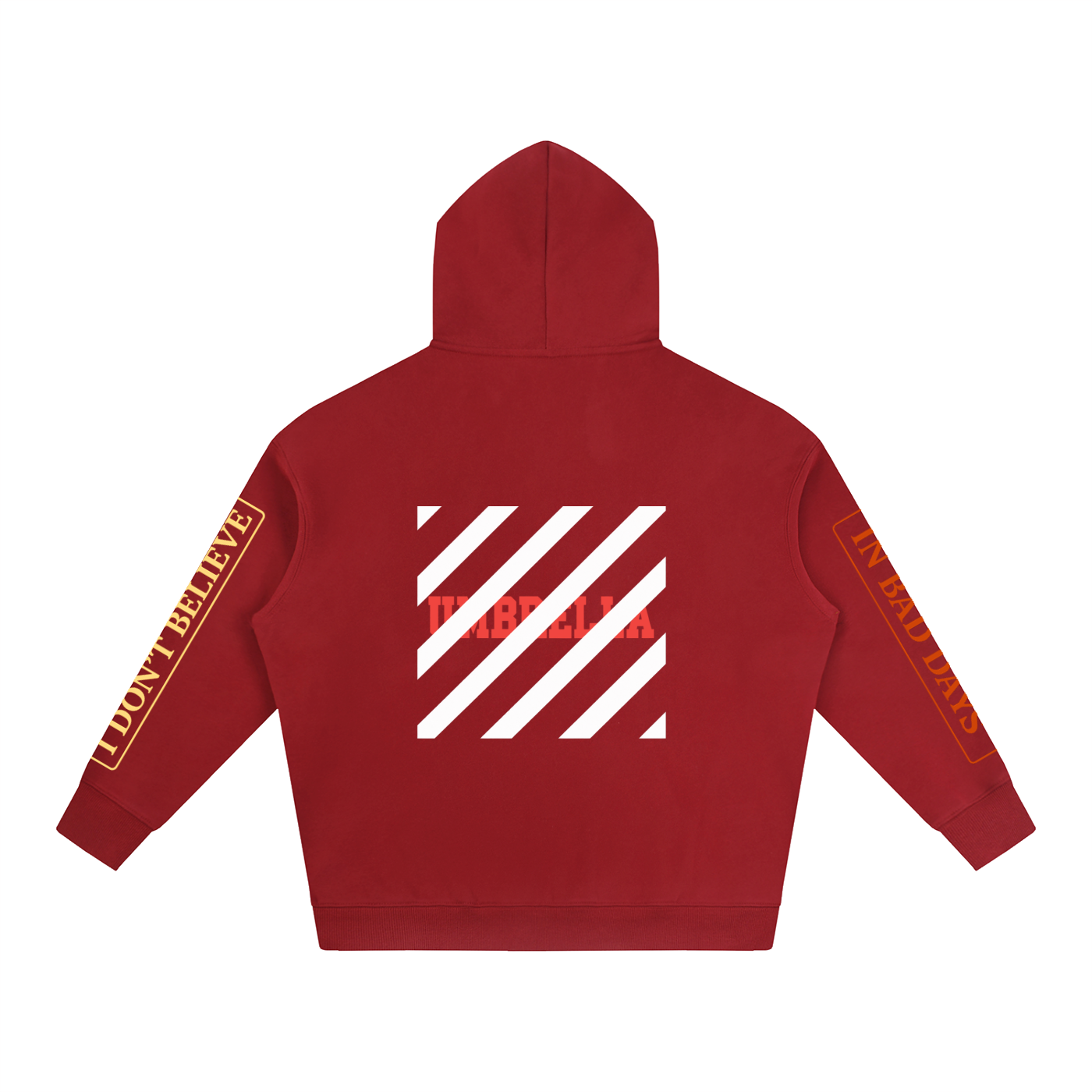 F Oversize Fleeced Hoodie