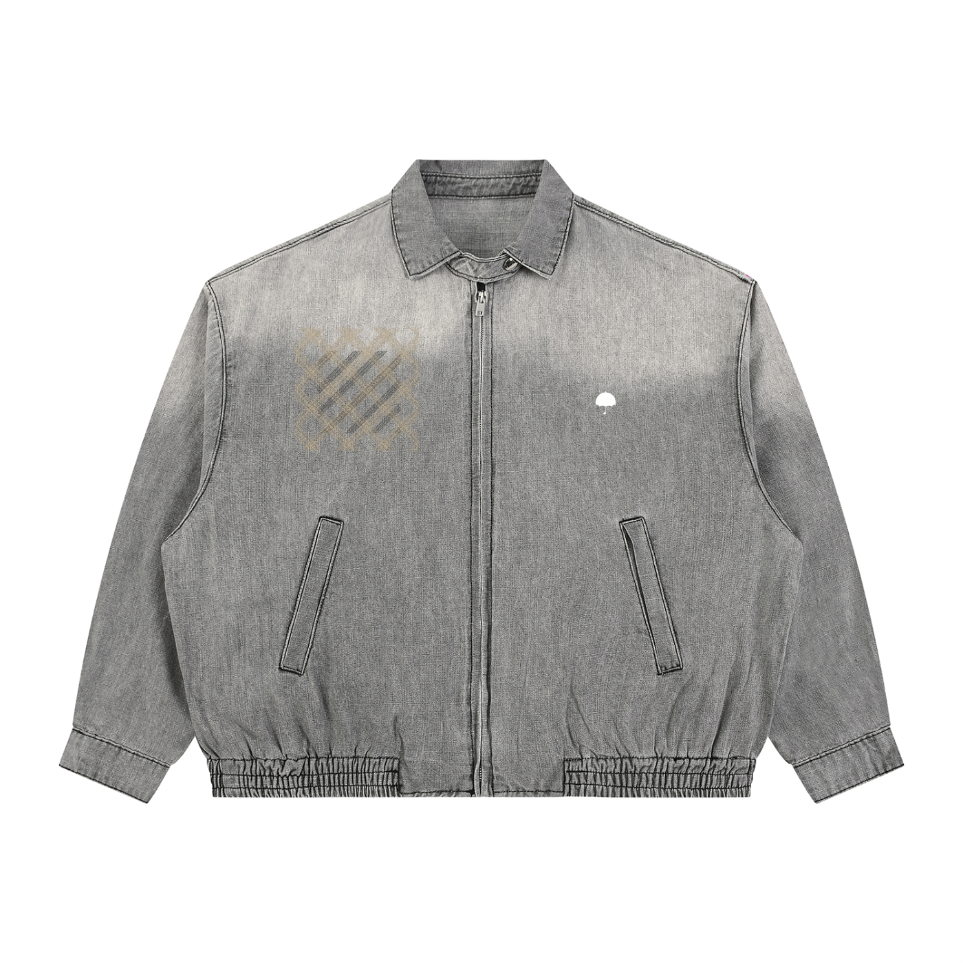 I Don’t Believe In Bad Days Unisex Vintage Wash Full-Zip Denim Jacket
