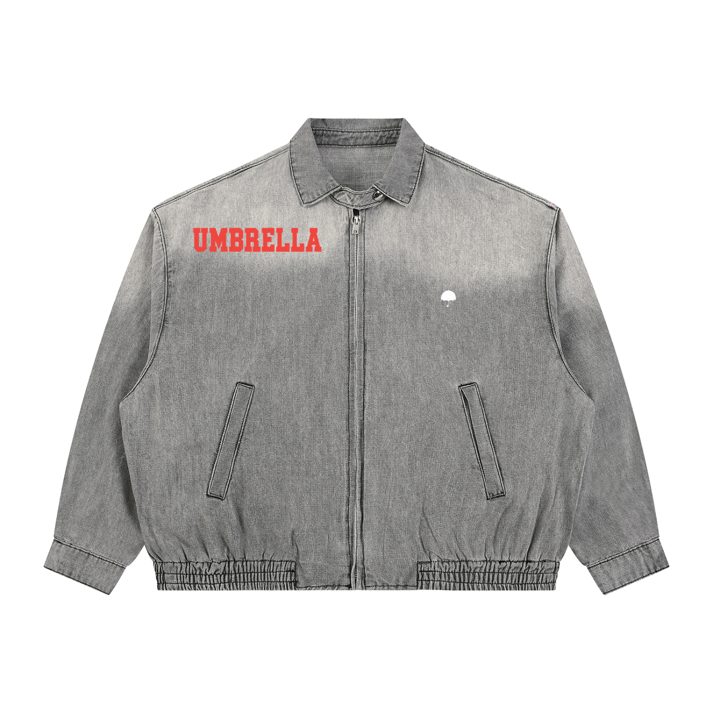 I Don’t Believe In Bad Days Unisex Vintage Wash Full-Zip Denim Jacket