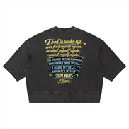 J French Unisex Mineral Wash Boxy Raw Edge T-Shirt