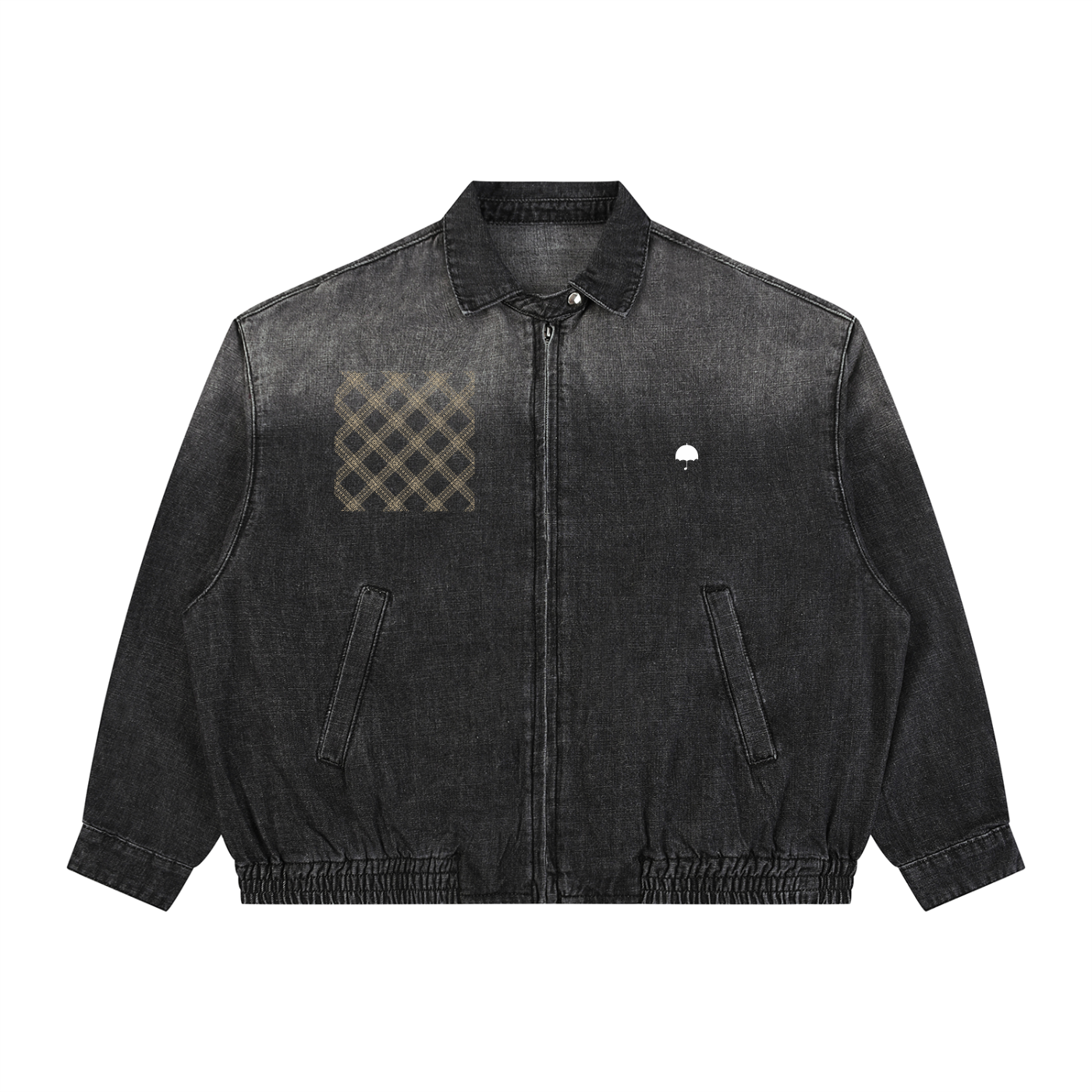 I Don’t Believe In Bad Days Unisex Vintage Wash Full-Zip Denim Jacket