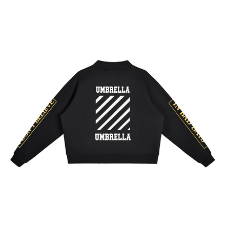 Essential Fleece Mock-Neck Crew Sweatshirt