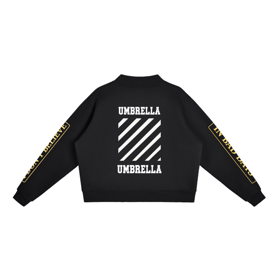 Essential Fleece Mock-Neck Crew Sweatshirt