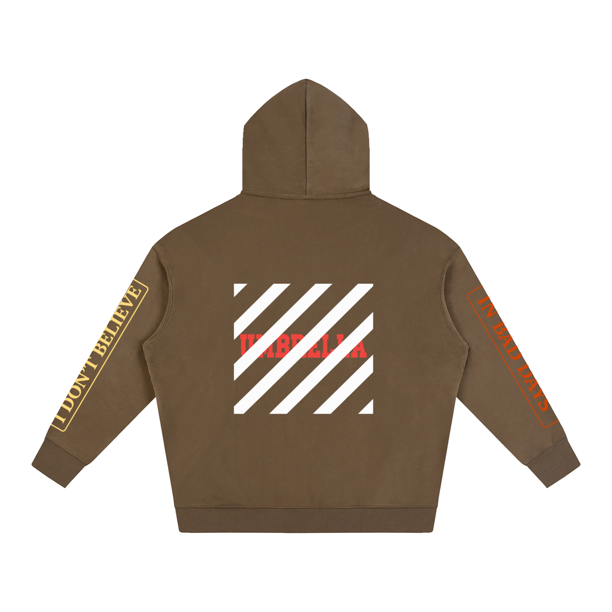 F Oversize Fleeced Hoodie