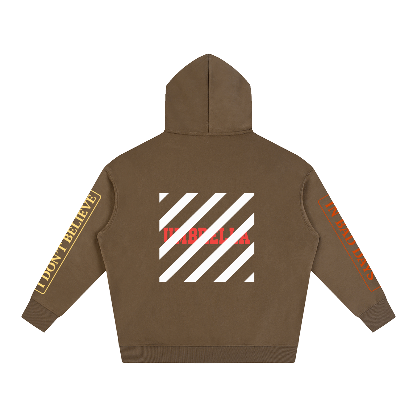 F Oversize Fleeced Hoodie