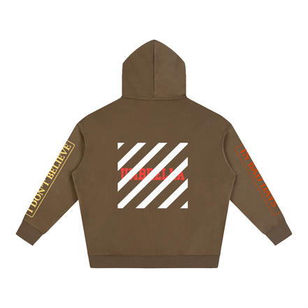 F Oversize Fleeced Hoodie