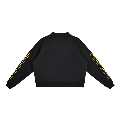 Essential Fleece Mock-Neck Crew Sweatshirt