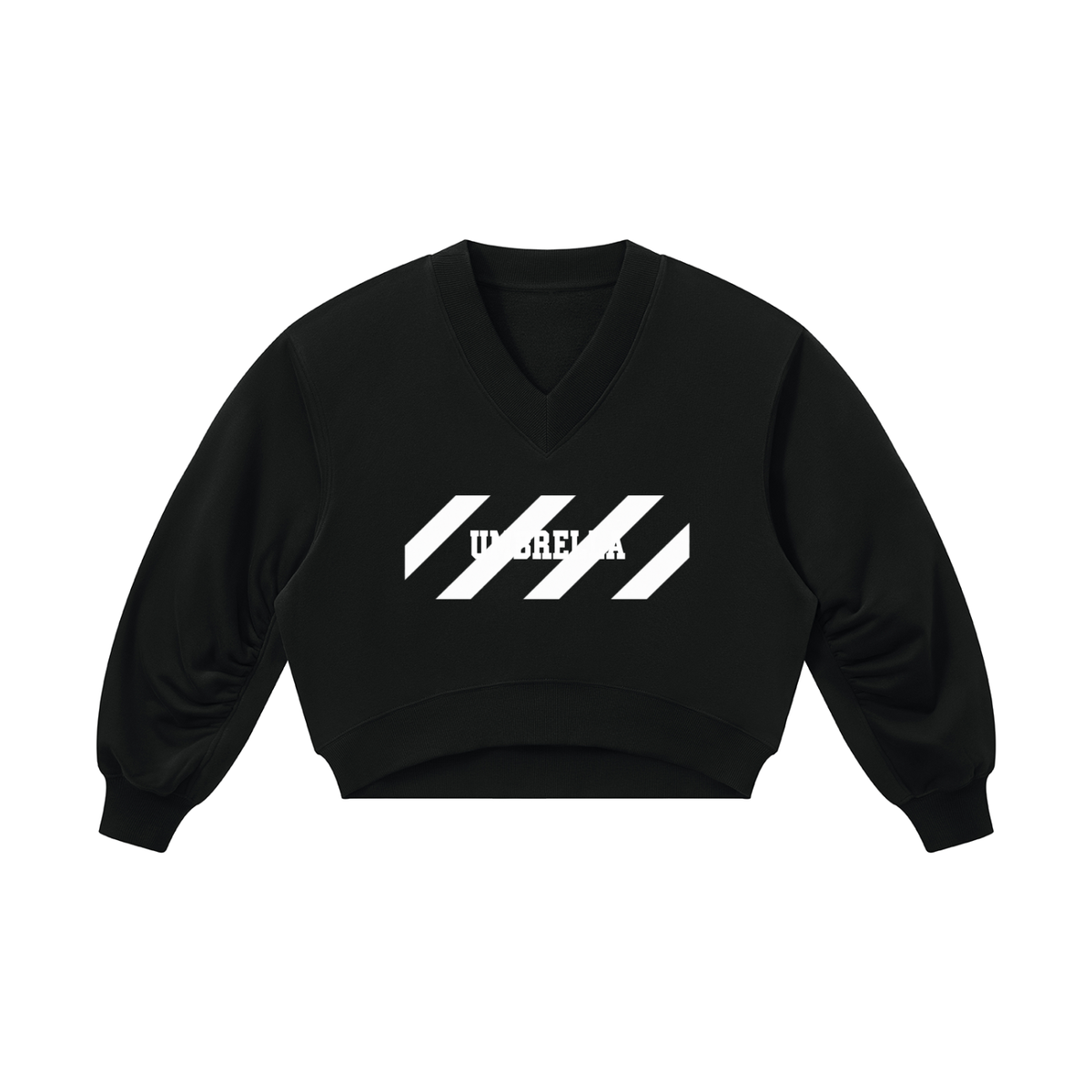 No Bad Days Women’s Crop V-Neck Sweatshirt