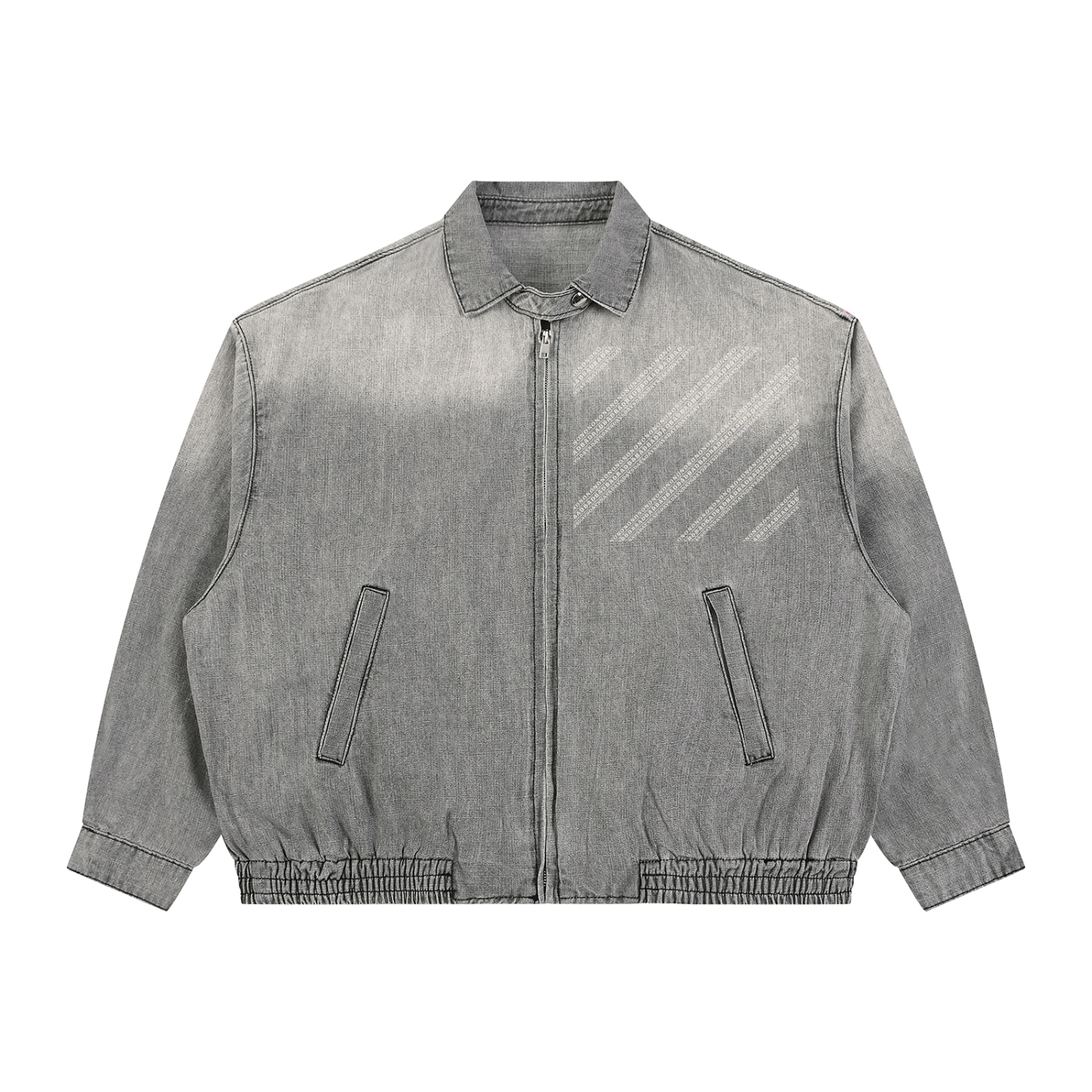 I Don’t Believe In Bad Days Unisex Vintage Wash Full-Zip Denim Jacket