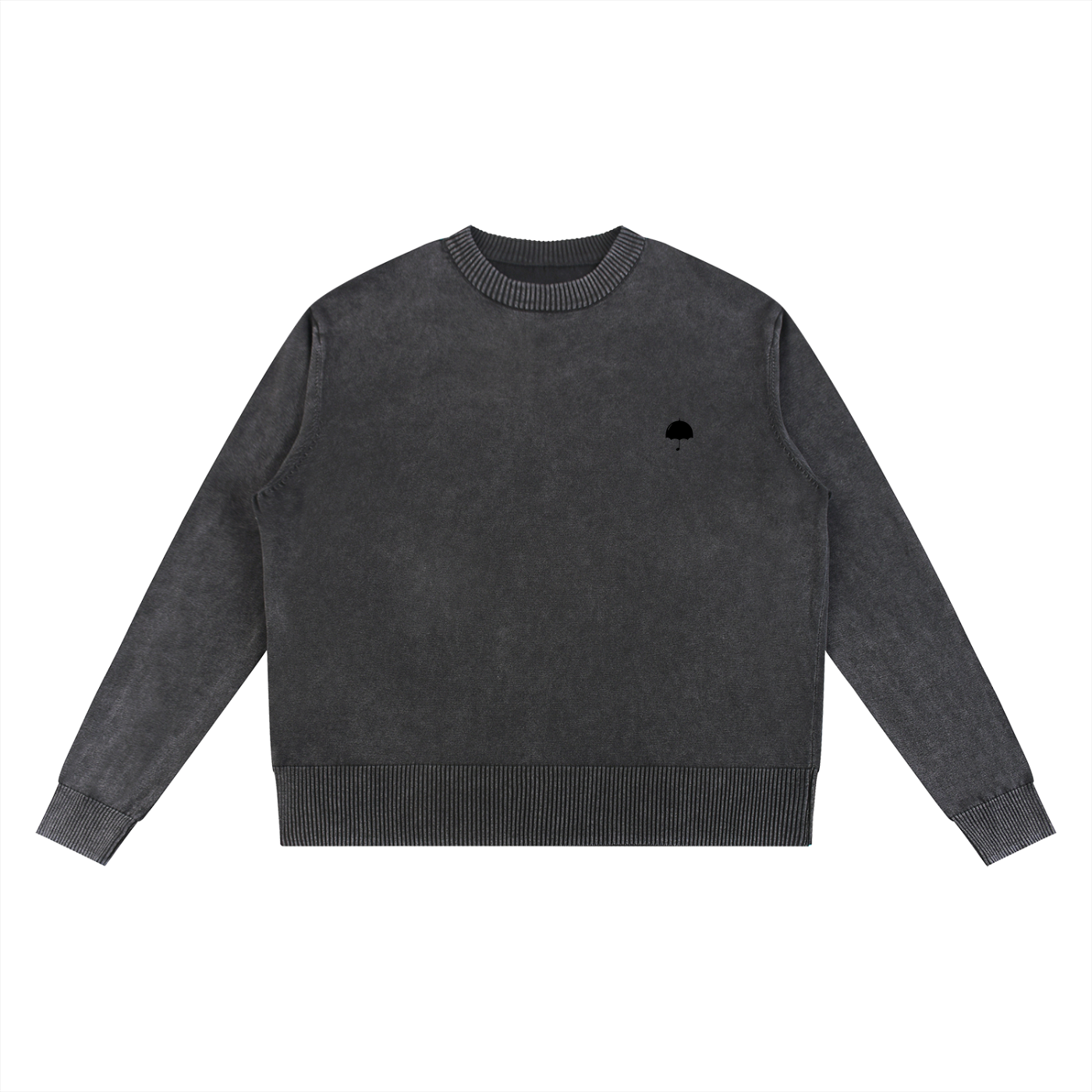 Umbrella Mineral Wash Oversized Sweater