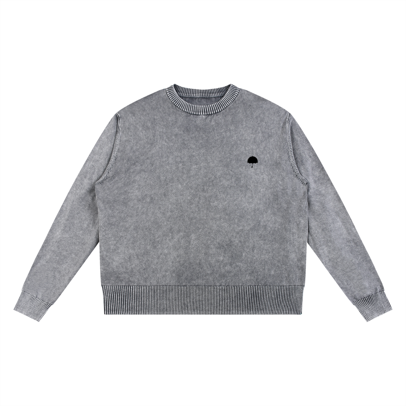 Umbrella Mineral Wash Oversized Sweater