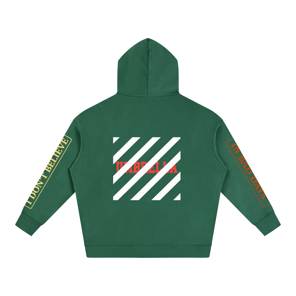 F Oversize Fleeced Hoodie