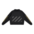 Essential Fleece Mock-Neck Crew Sweatshirt