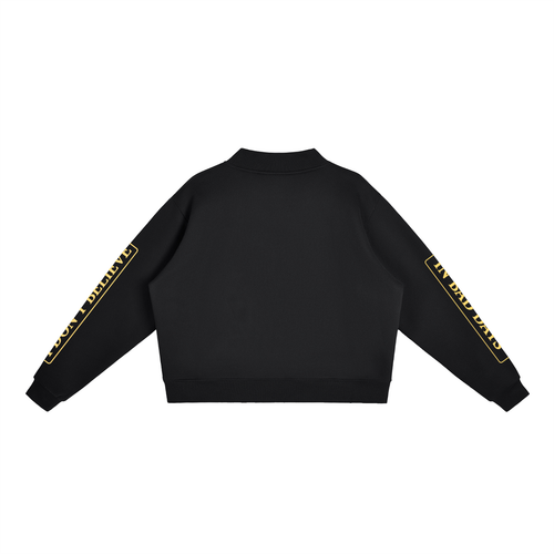 Essential Fleece Mock-Neck Crew Sweatshirt