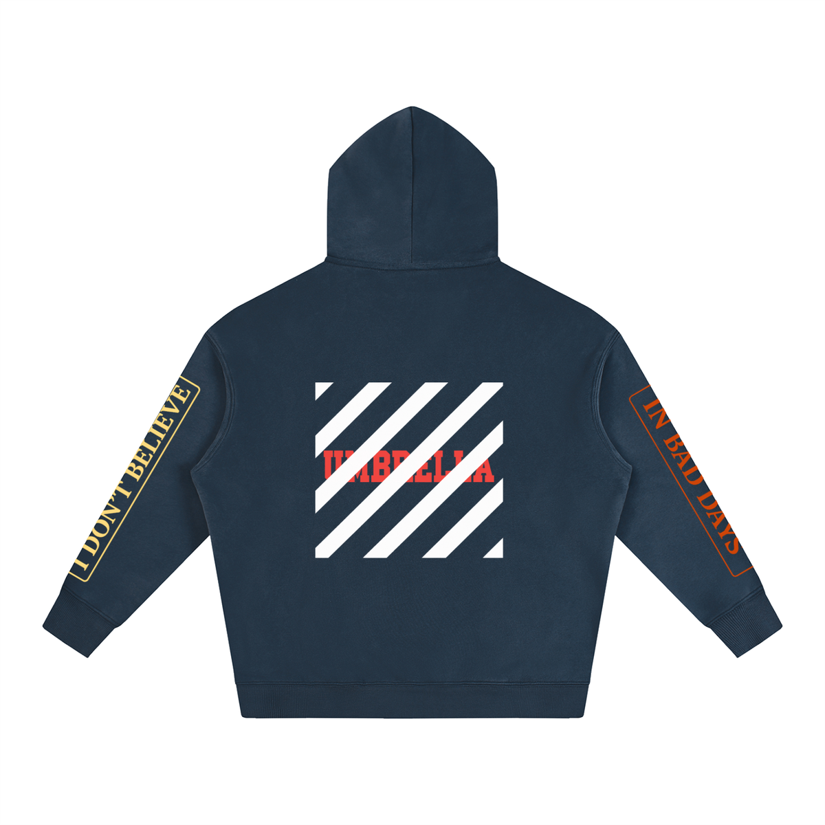 F Oversize Fleeced Hoodie