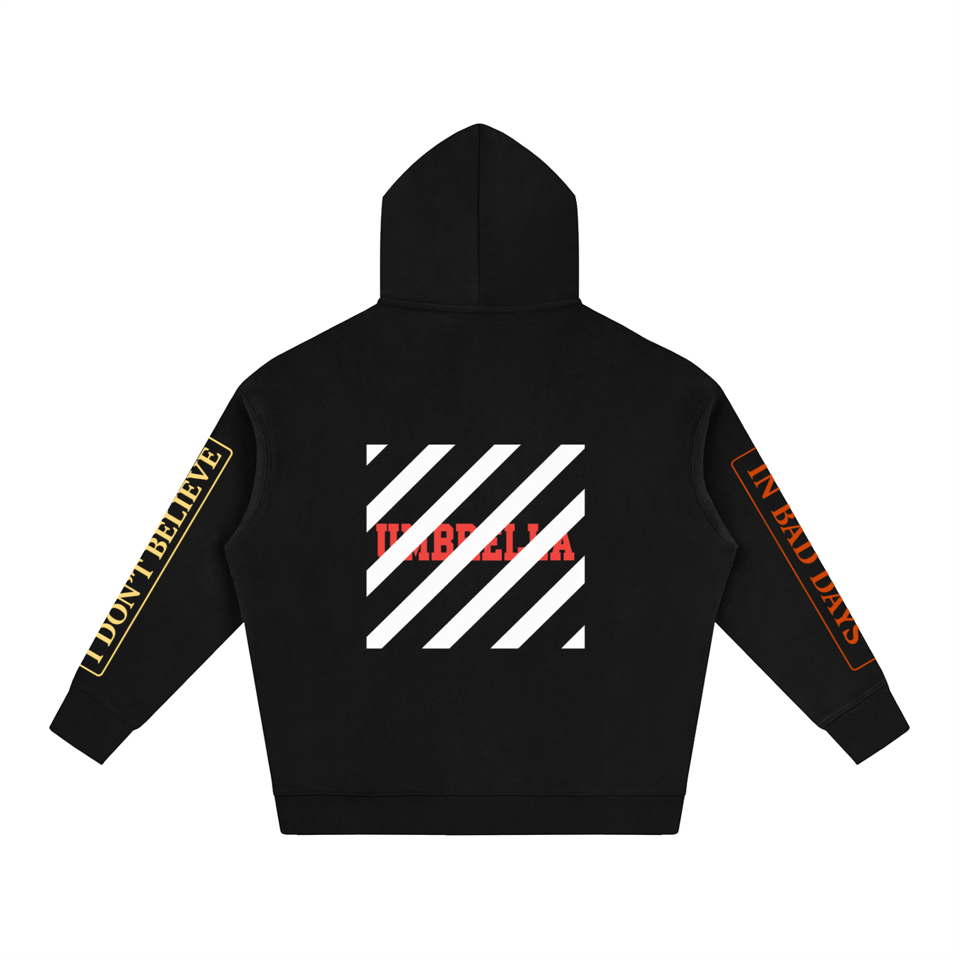 F Oversize Fleeced Hoodie