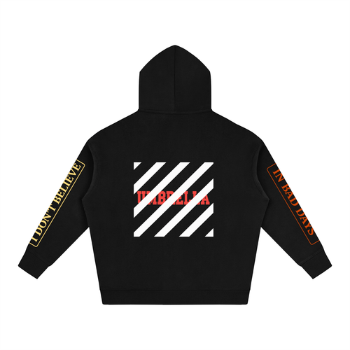 F Oversize Fleeced Hoodie