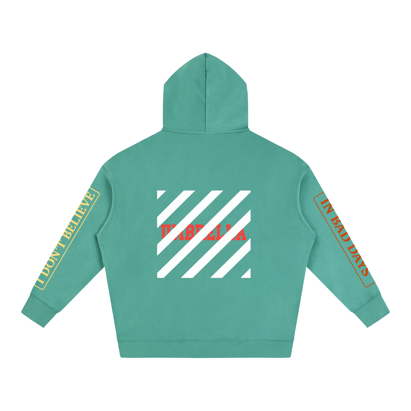 F Oversize Fleeced Hoodie