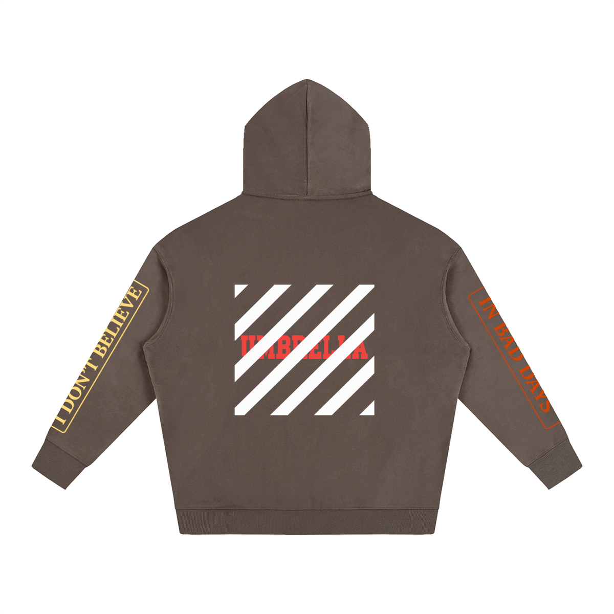 F Oversize Fleeced Hoodie