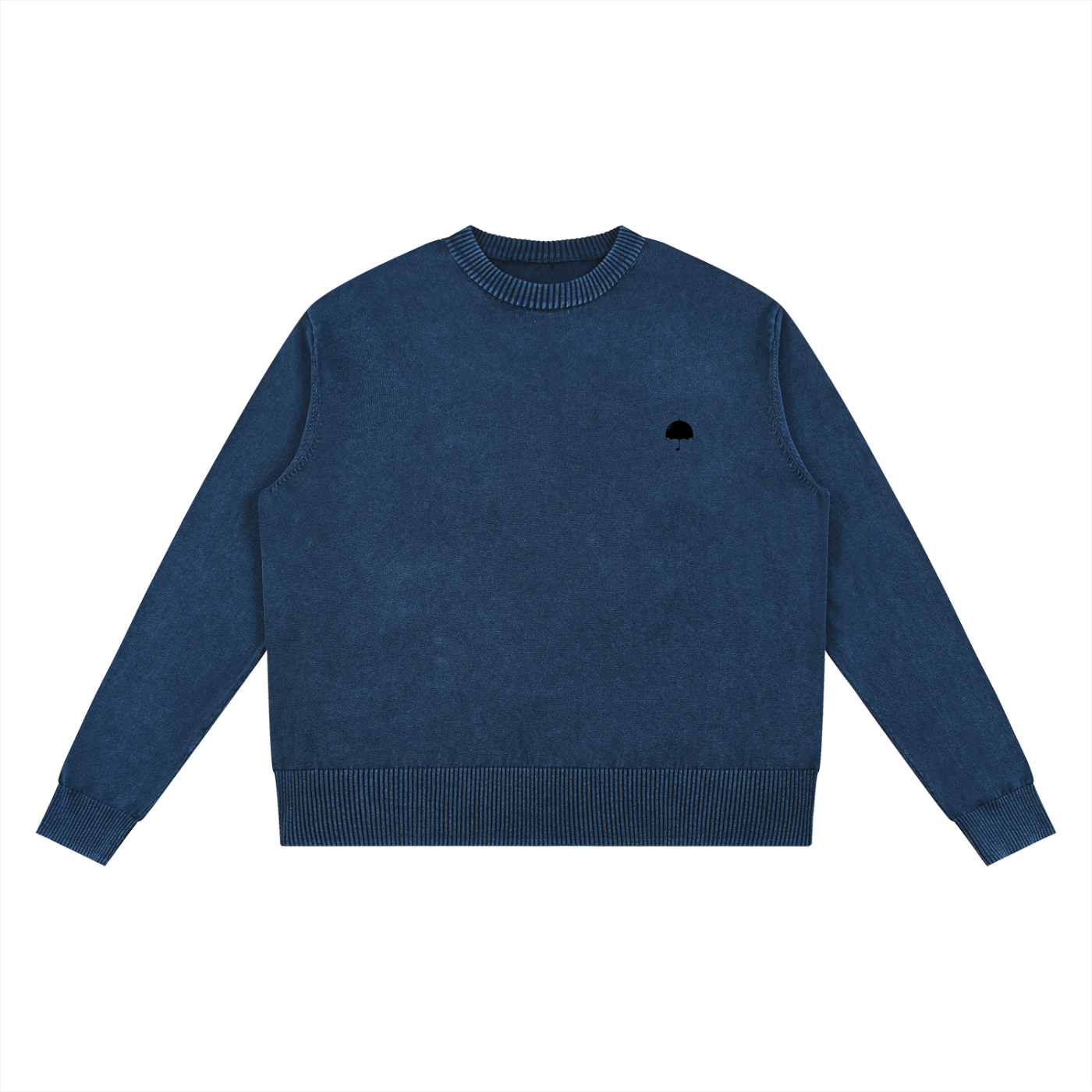 Umbrella Mineral Wash Oversized Sweater