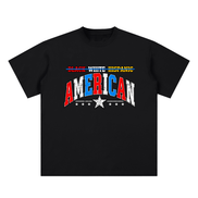Unisex American Sueded Cotton T-Shirt