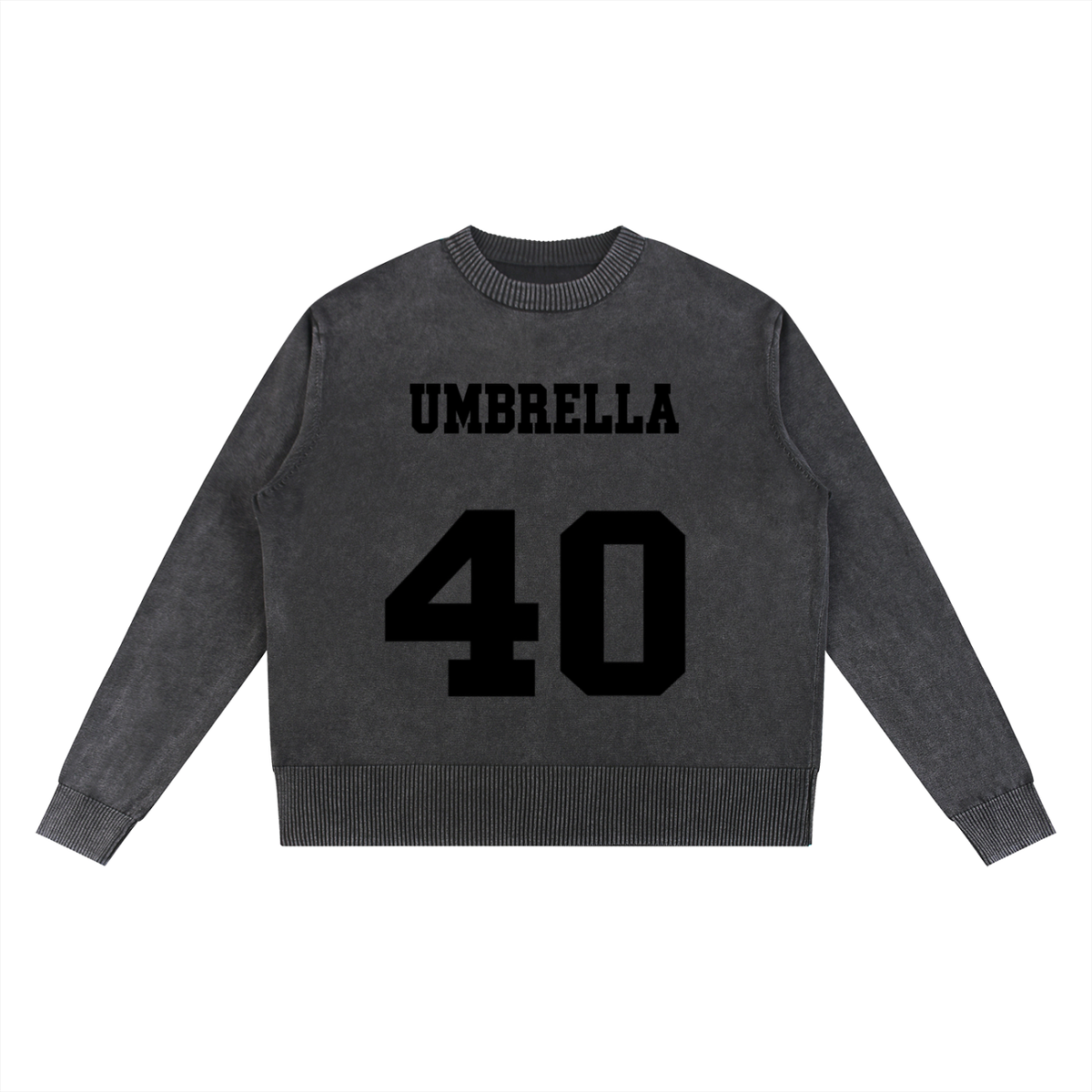 Umbrella Mineral Wash Oversized Sweater