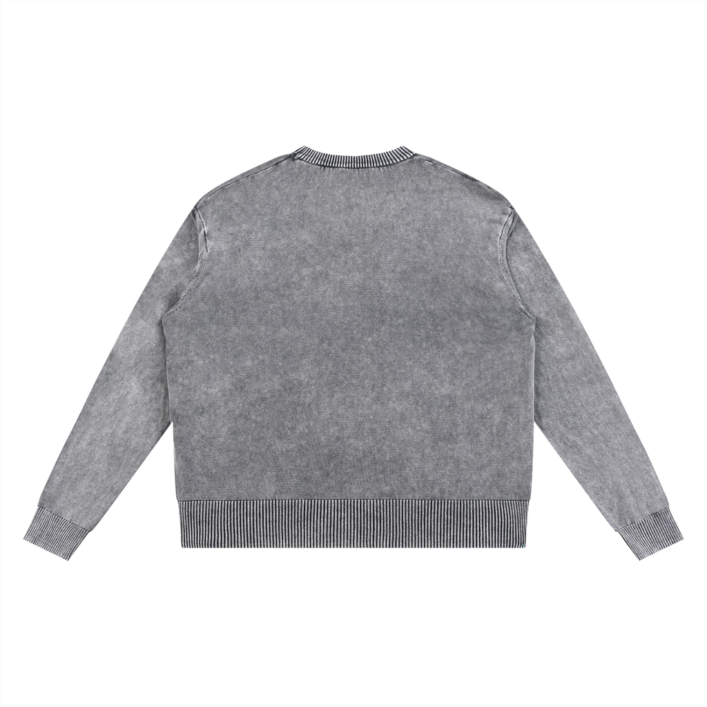 Umbrella Mineral Wash Oversized Sweater