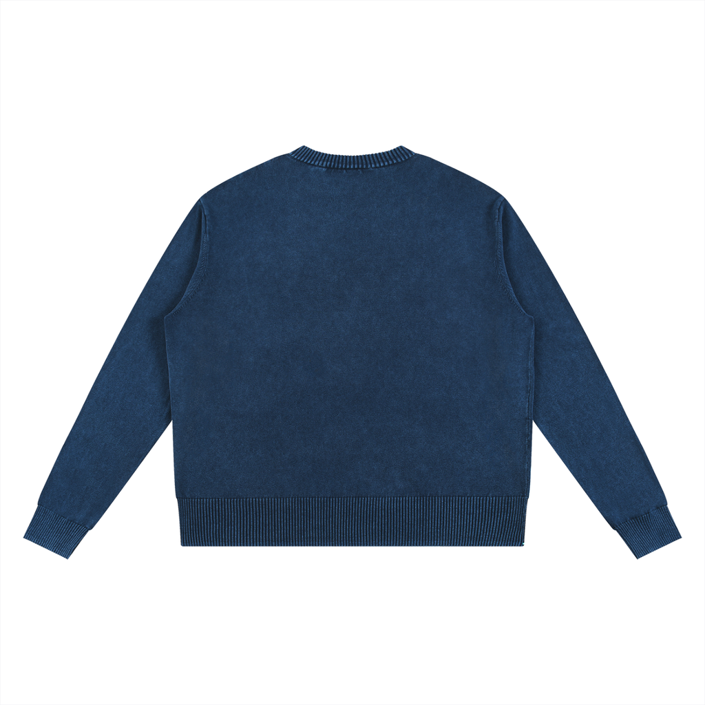 Umbrella Mineral Wash Oversized Sweater