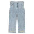 Unisex Vintage Wash Straight Leg Jeans