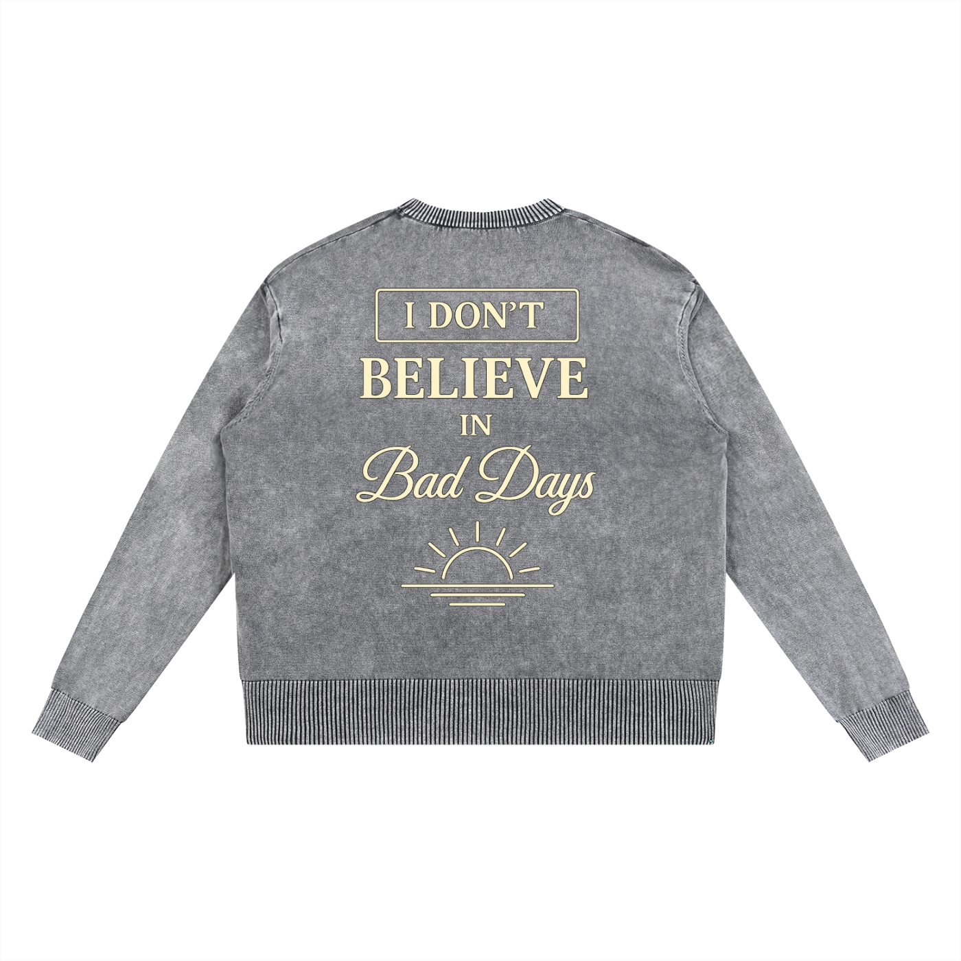 Umbrella Mineral Wash Oversized Sweater
