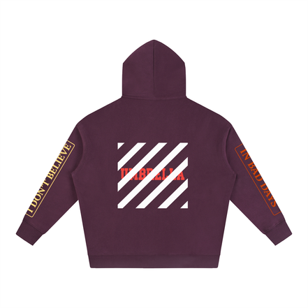 F Oversize Fleeced Hoodie