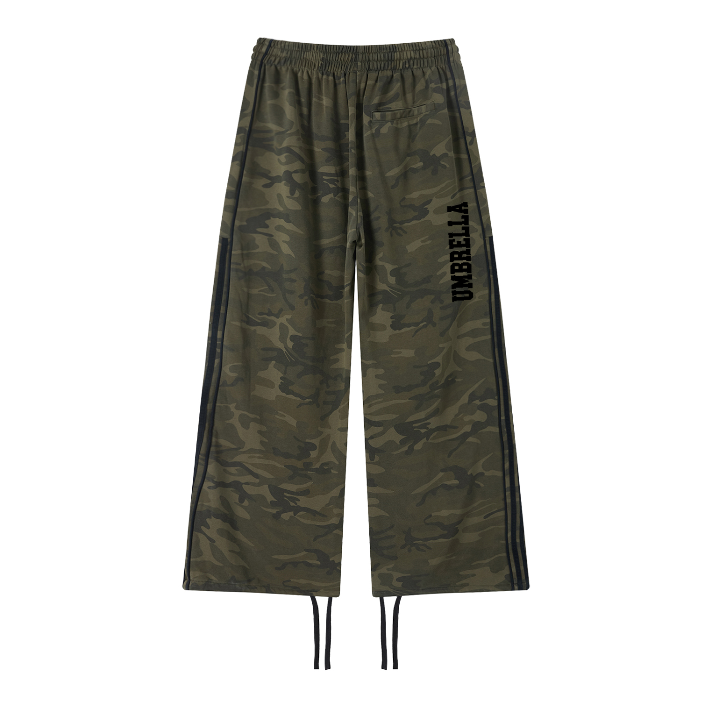 Flag Camo Unisex Wide Leg Sweatpants
