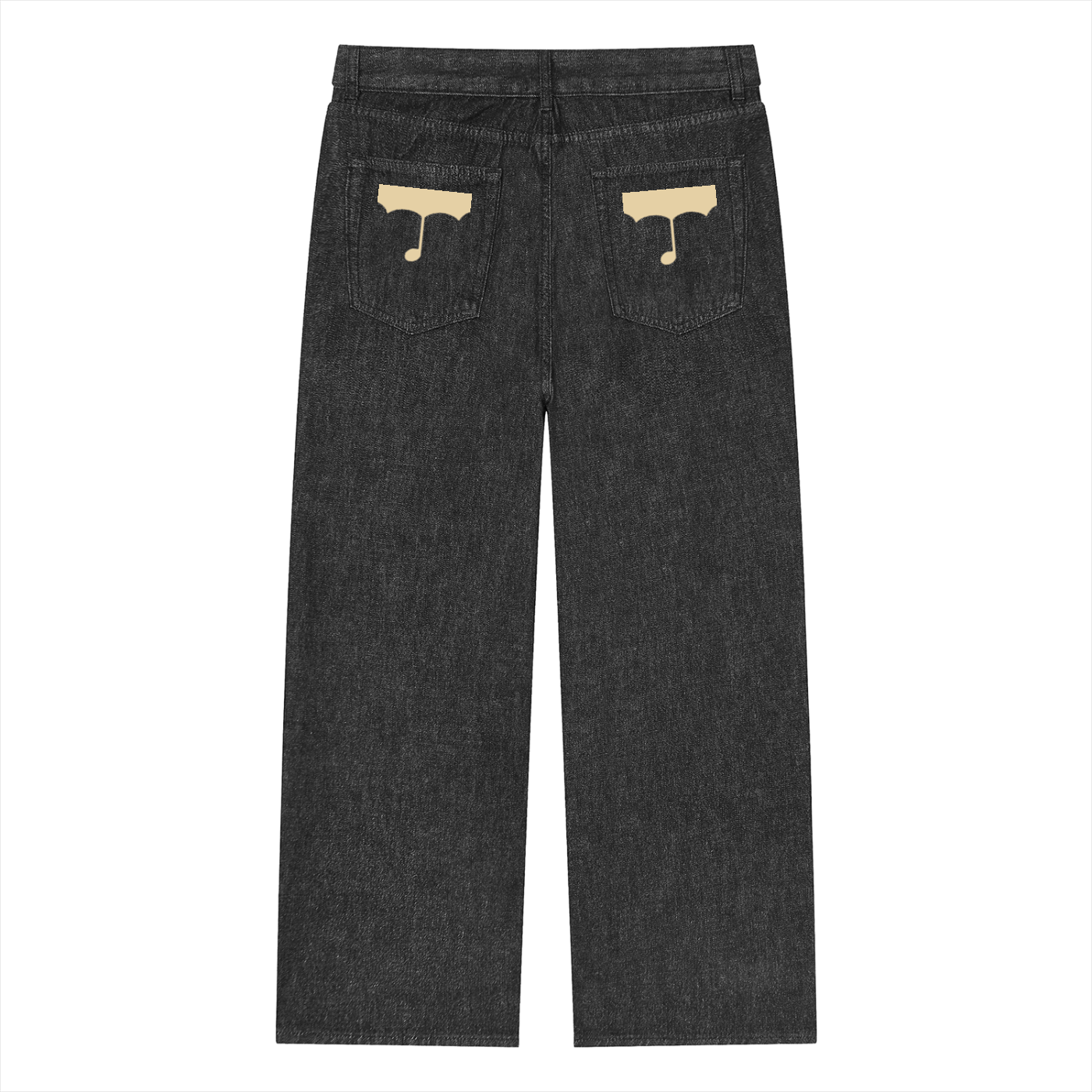 Unisex Vintage Wash Straight Leg Jeans