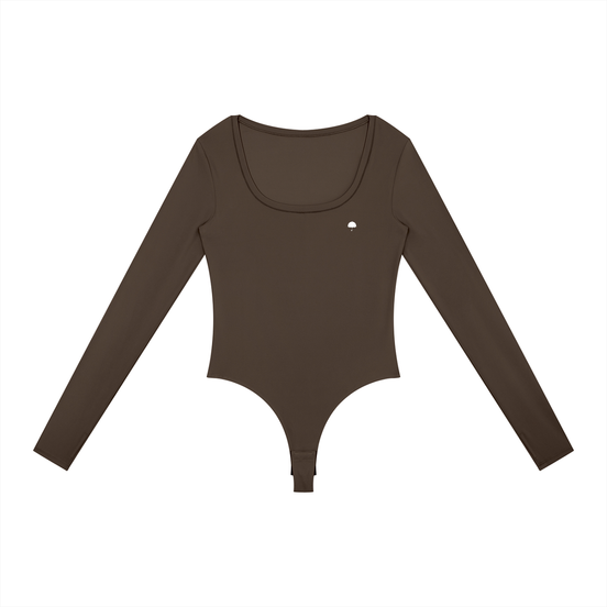 Women's Tight Long Sleeve Yoga Bodysuit