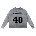 Umbrella Mineral Wash Oversized Sweater