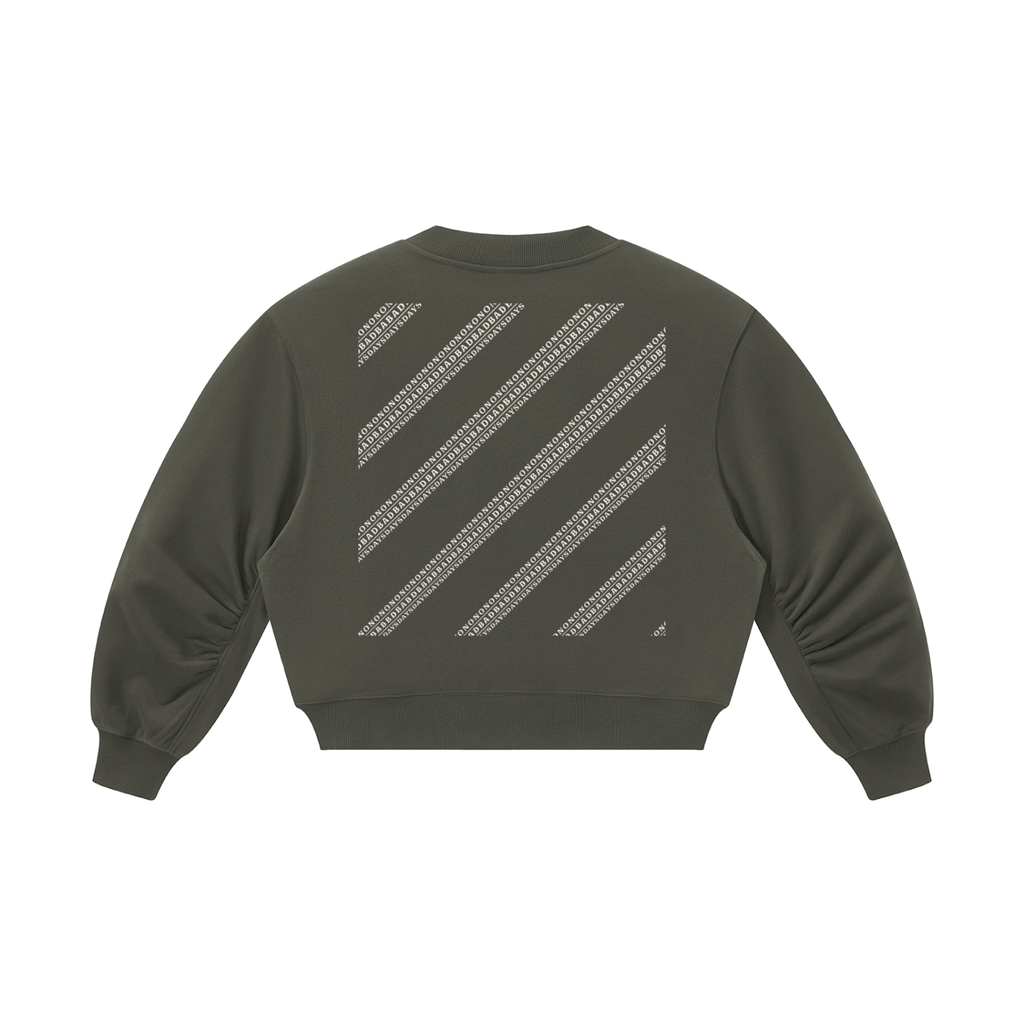 No Bad Days Women’s Crop V-Neck Sweatshirt