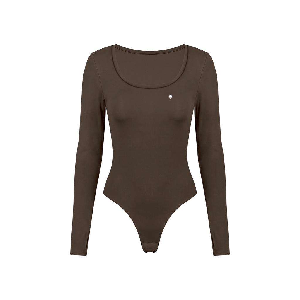 Women's Tight Long Sleeve Yoga Bodysuit