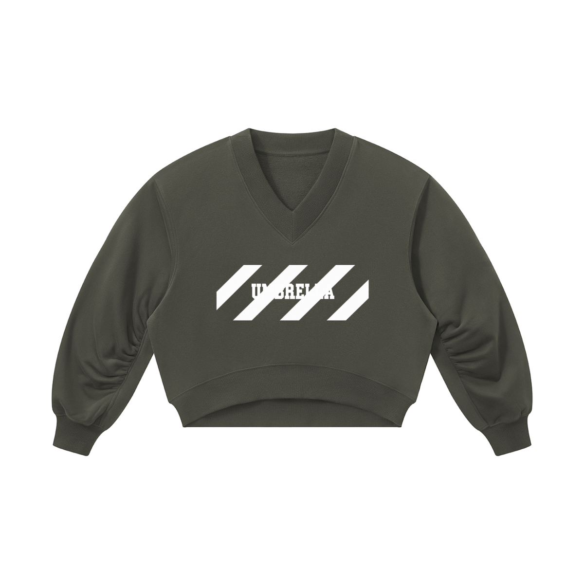 No Bad Days Women’s Crop V-Neck Sweatshirt